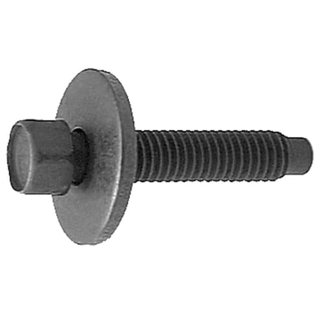 Auveco HEX HD SEMS BODY BOLT BLACK M6-1.0 X 28MM, 50PK 15779